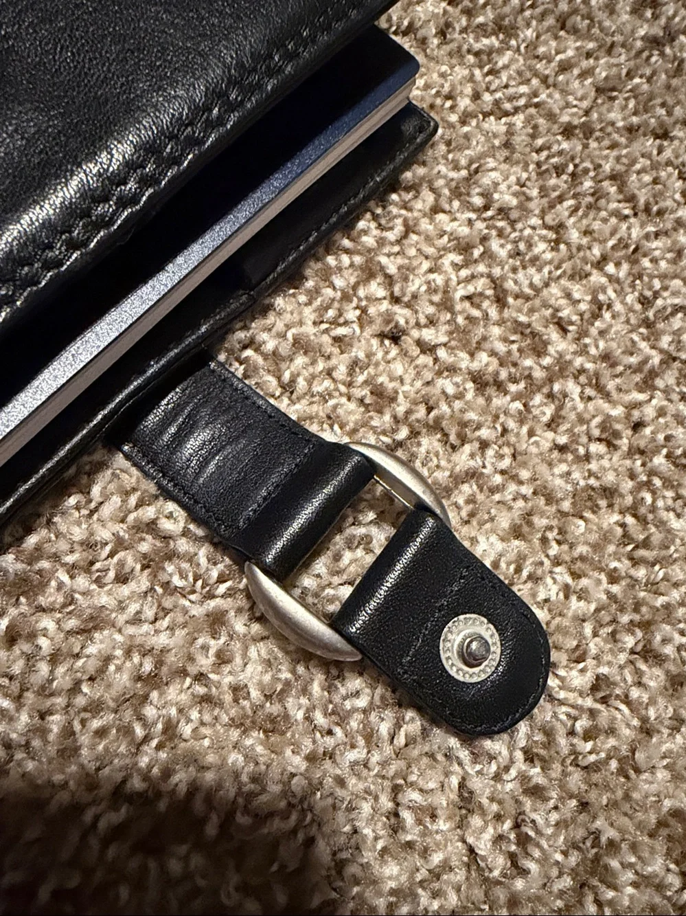 Kenneth Cole New York leather planner cover w/notebook - EUC!